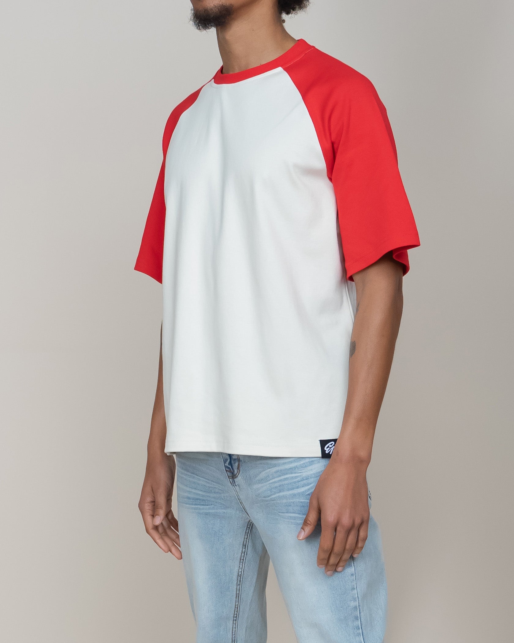 EPTM BOXY RAGLAN TEE - RED