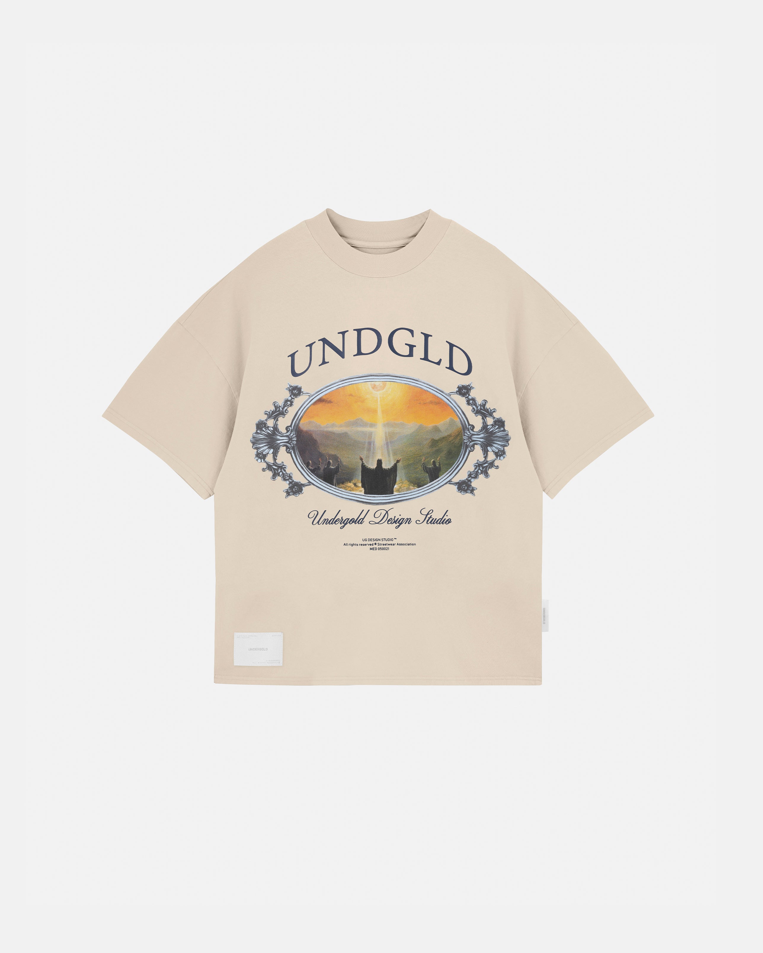 Rodeo Mirror Boxy Tshirt Cream