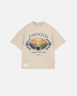 Rodeo Mirror Boxy Tshirt Cream