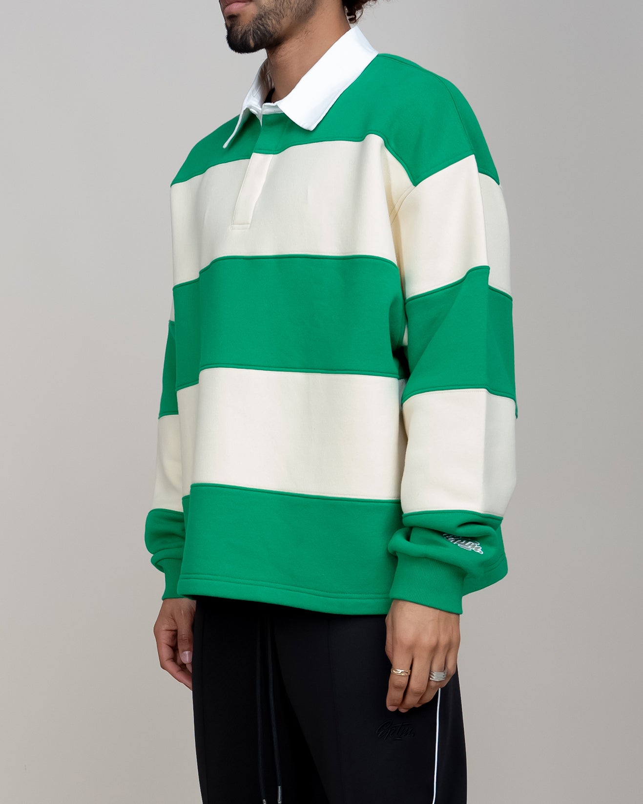 EPTM CLASSIC RUGBY PULLOVER-GREEN