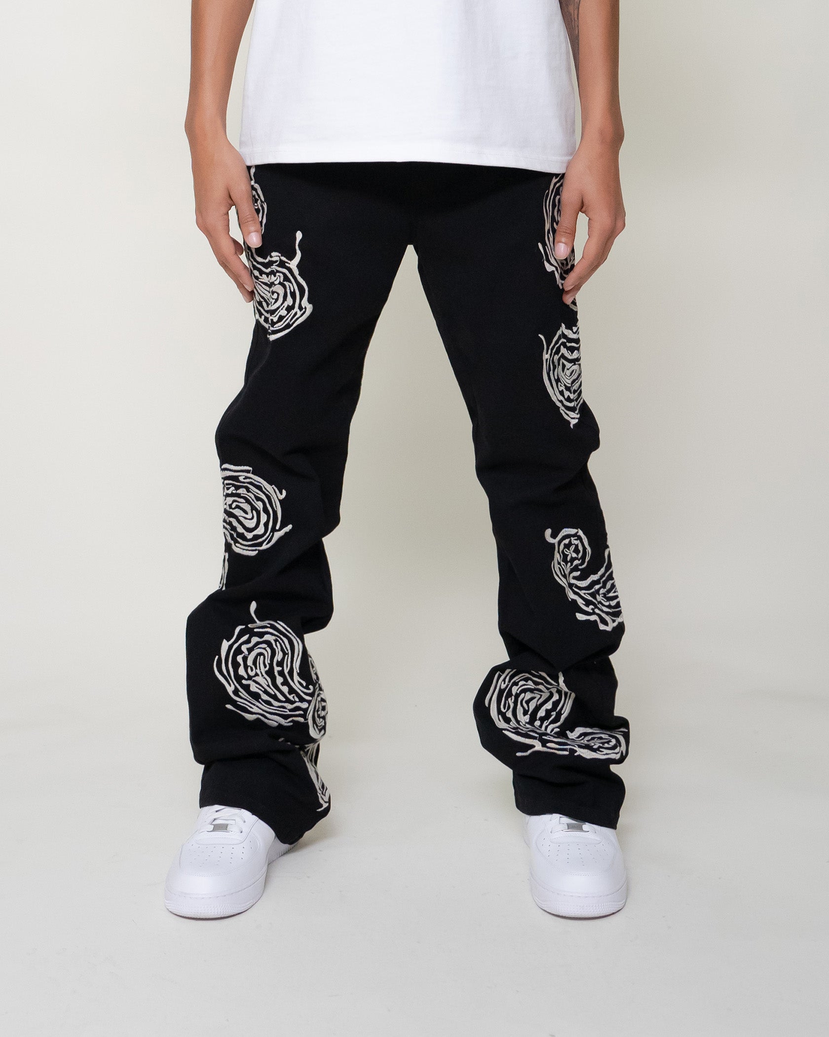 EPTM SEQUOIA FLARE PANTS-BLACK