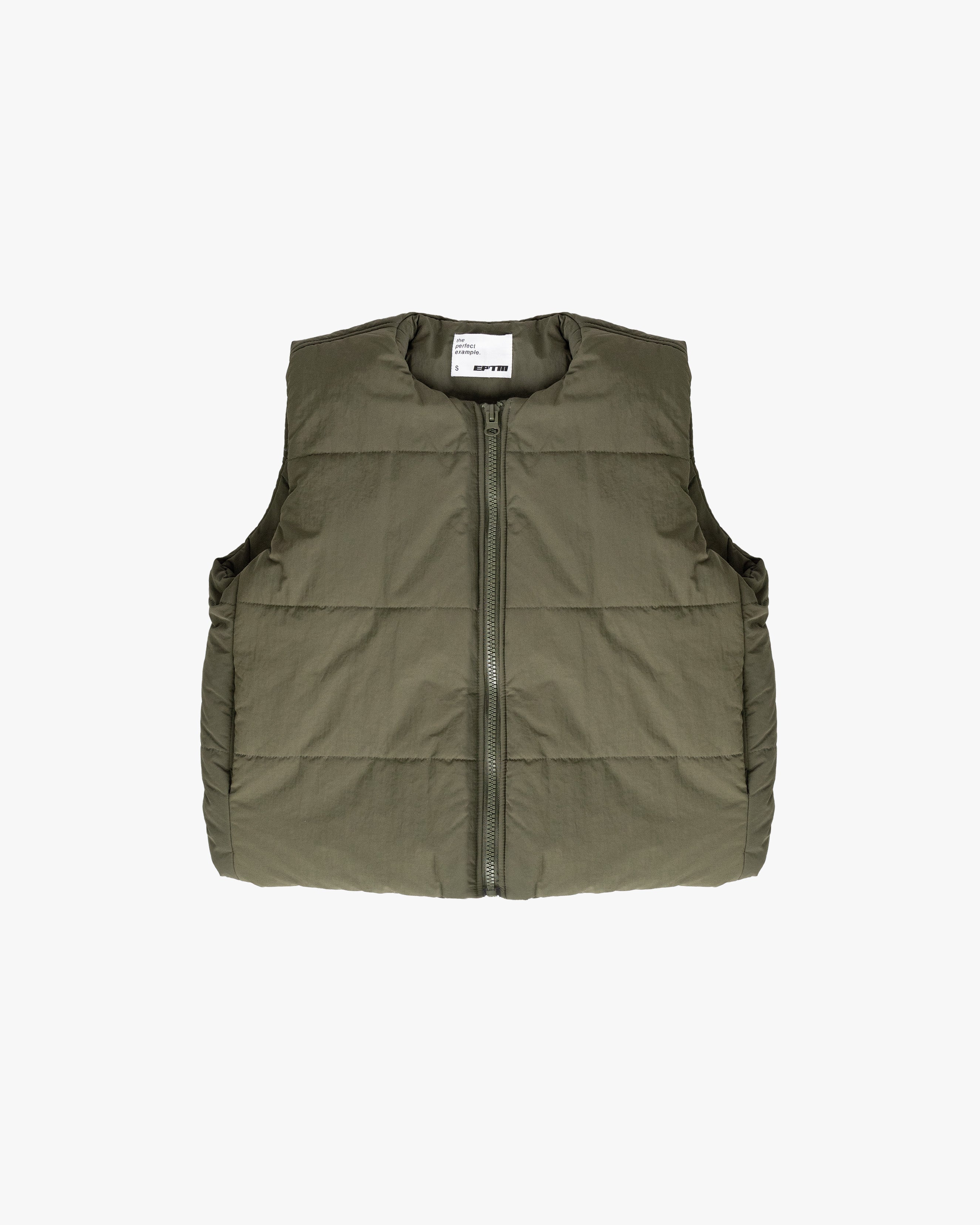 EPTM SHADOW PUFFER VEST-OLIVE