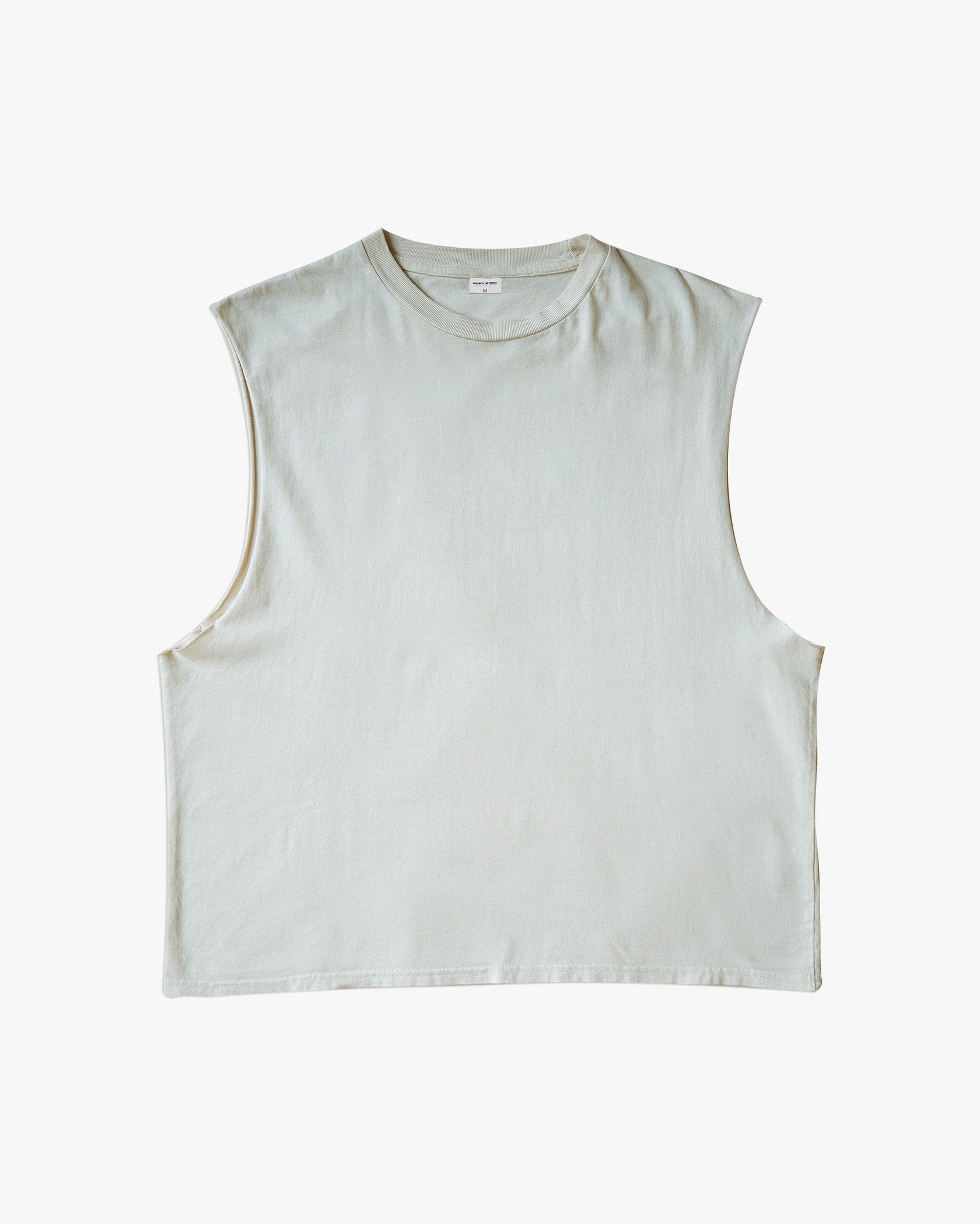 EPTM PERFECT SLEEVELESS TEE - CREAM