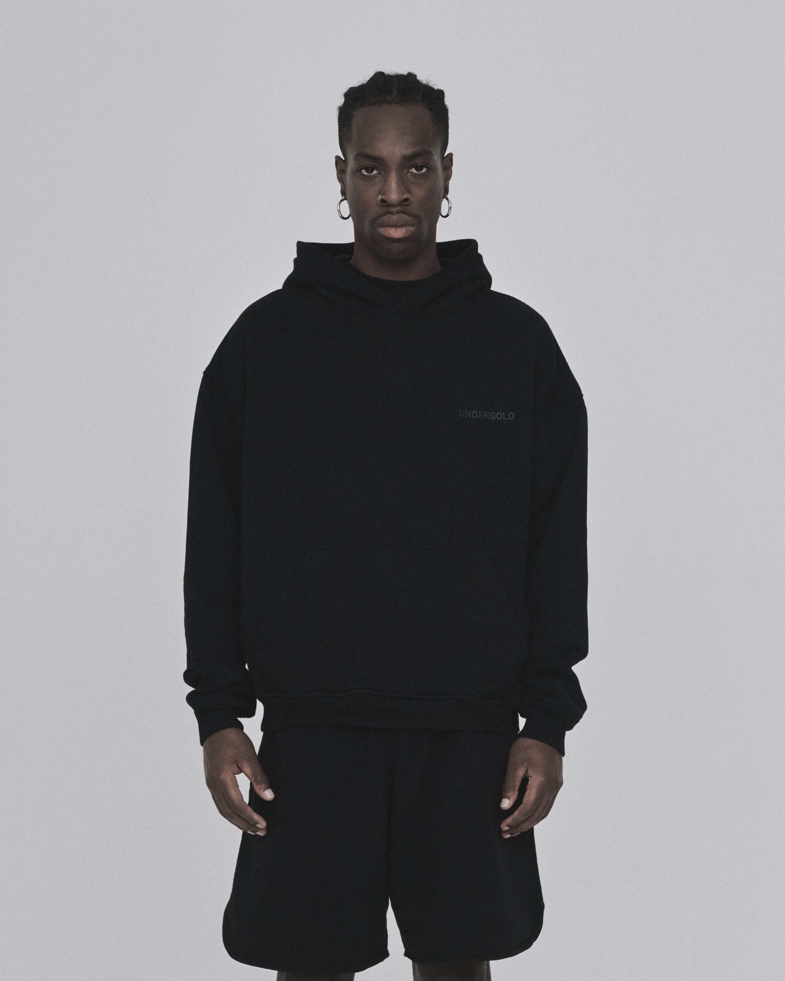 Solid III Basic Hoodie Black