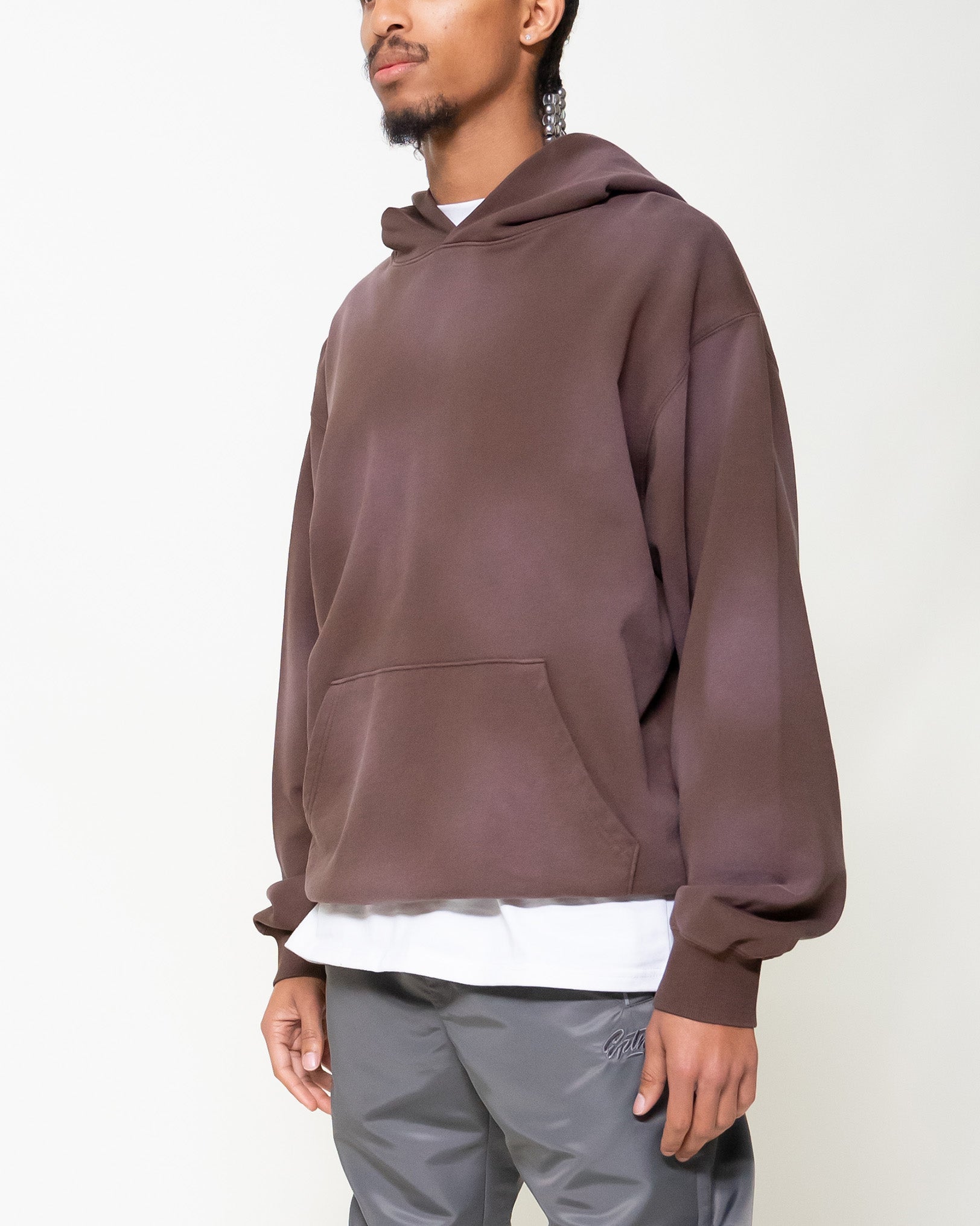 EPTM SUN FADED HOODIE-BROWN