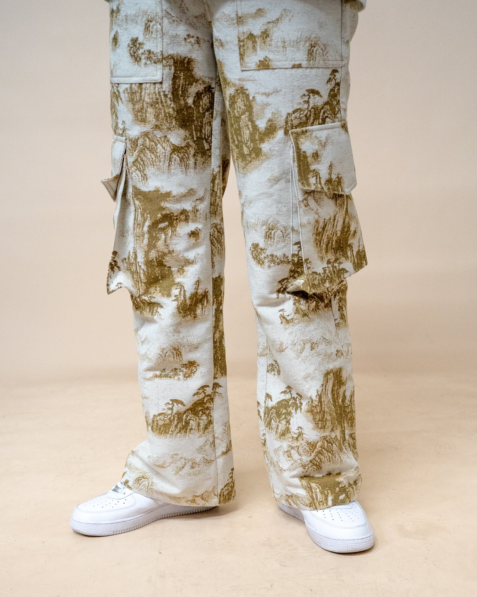 EPTM TAPESTRY CARGO PANTS - KHAKI