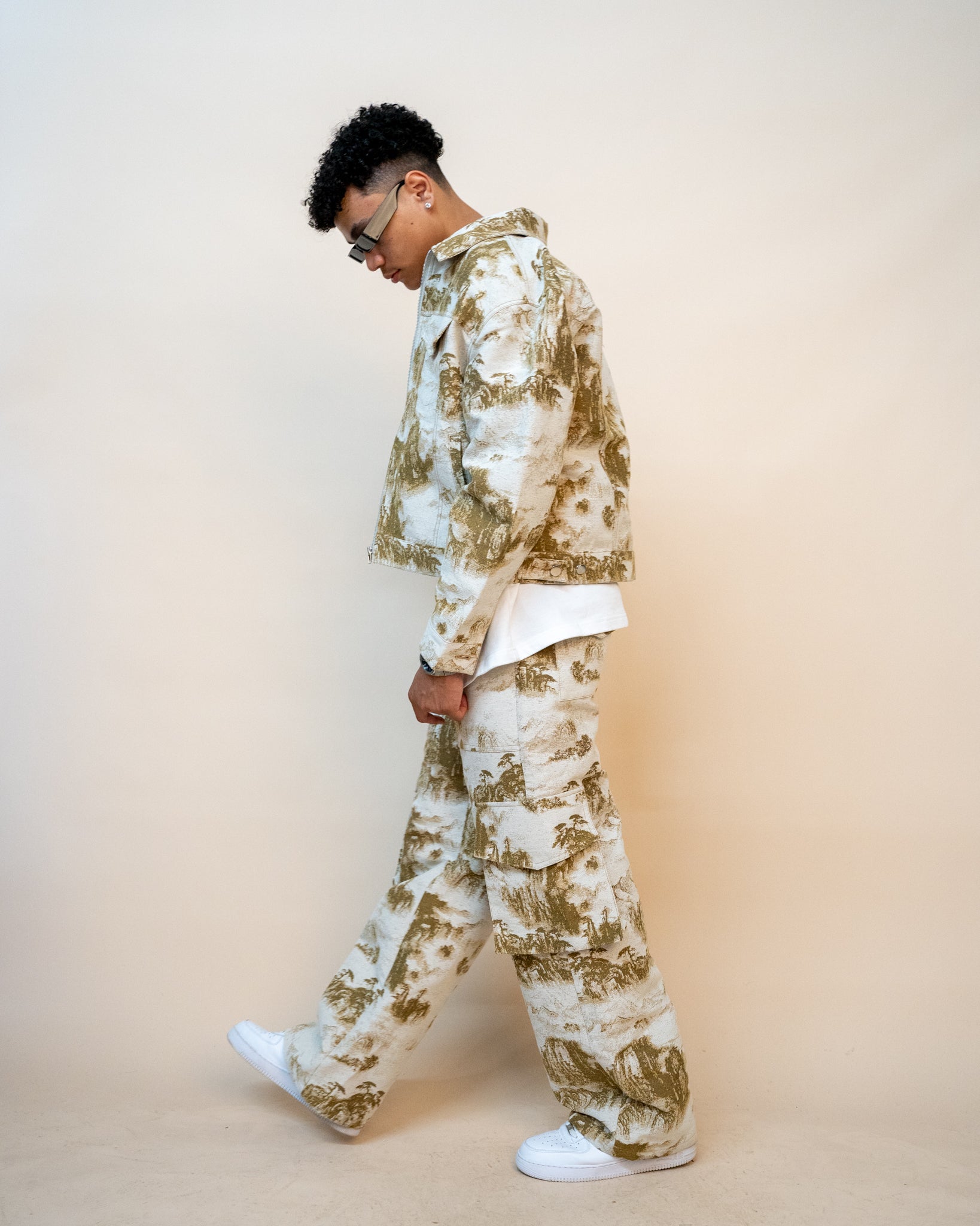 EPTM TAPESTRY CARGO PANTS - KHAKI