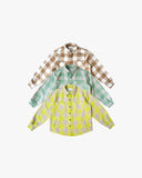 EPTM TWEED FLANNEL SHIRT - EMERALD