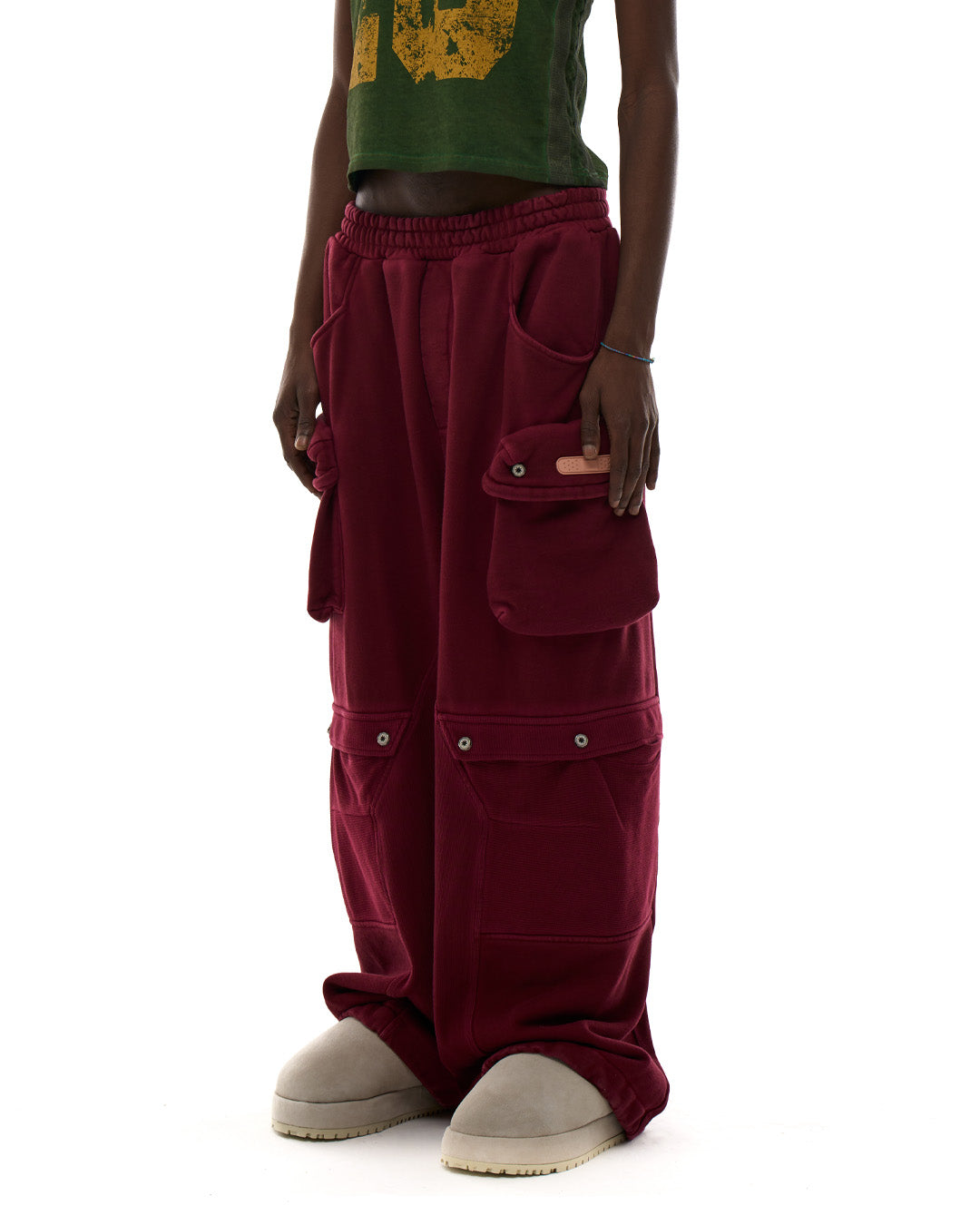 TRAVIS CARGO PANTS // BURGUNDY