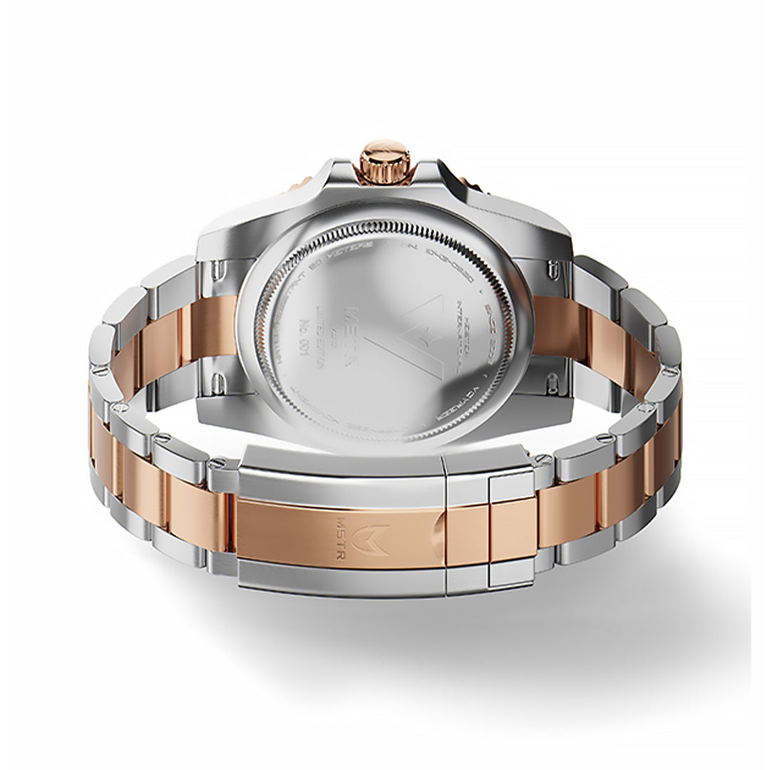 VO117SSV2 - VOYAGER SILVER / ROSE GOLD WATCH