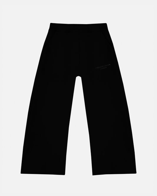 W Basics Wide Straightpants Black