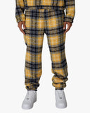 EPTM FLANNEL JOGGERS-YELLOW