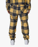 EPTM FLANNEL JOGGERS-YELLOW